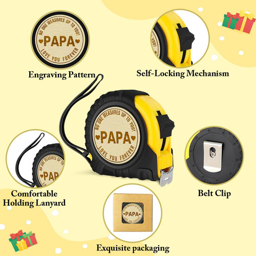 Cinta Métrica Grabada Para Papá Regalo Día Del Padre