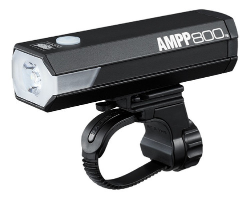 Luz Delantera Cateye Ampp800 800 Lumen Usb Premium Color Negro