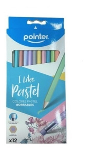 Colores Pointer Tonos Pasteles Borrables (2 Paquetes)