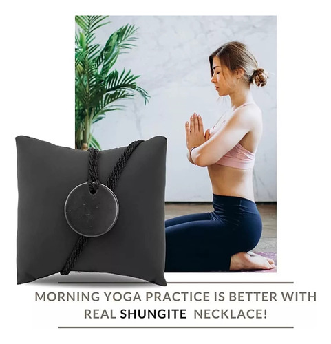 _ Colar De Pedras De Cristal De Shungite Com Fulerenos De