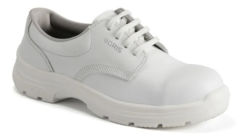 Zapato De Seguridad Blanco Boris 3161 C/ Puntera Acero