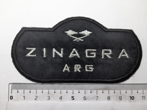 Parche Aplique Bordado Salva Prendas Zinagra 11x5,5cm