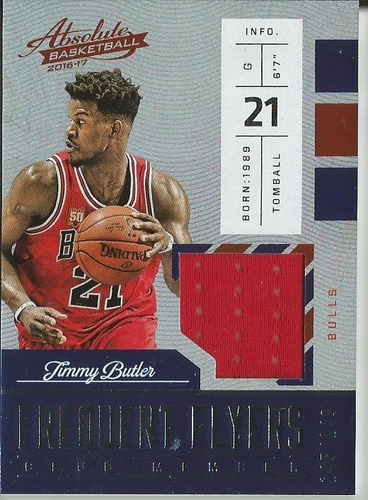2016-17 Panini Absolute Jimmy Butler Freq Flyers Jersey /149