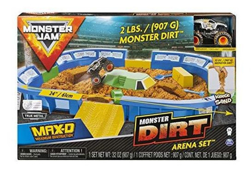 Set De Juego Monster Dirt 24'' Con 2 Libras De Arena Con