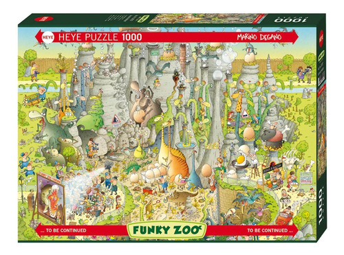 Puzzle Heye 1000  Jurassic Habitat + Envío