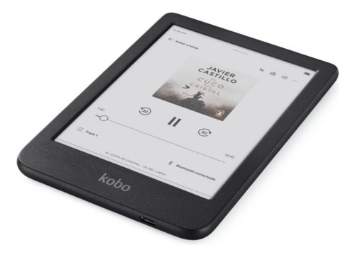 Lector E Reader Kobo Clara Colour Negro Con Funda Roja