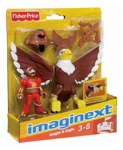 Imaginex Figuras Aguila Y Jinete Fisher Price