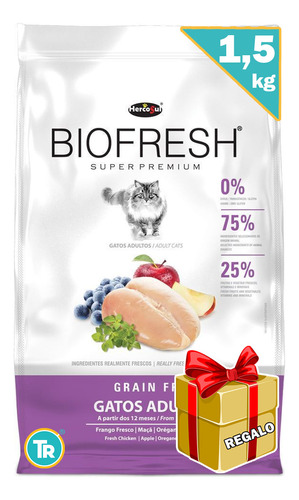 Ración Para Gato - Biofresh Gato Adulto 1,5 Kg + Envío