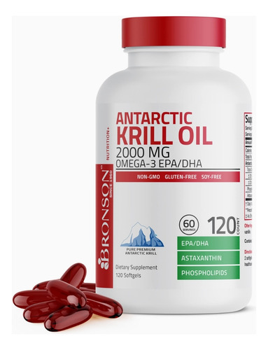 Krill Oil 2000 Mg Omega 3 Epa Dha Axthaxanthing Made In Ee.u