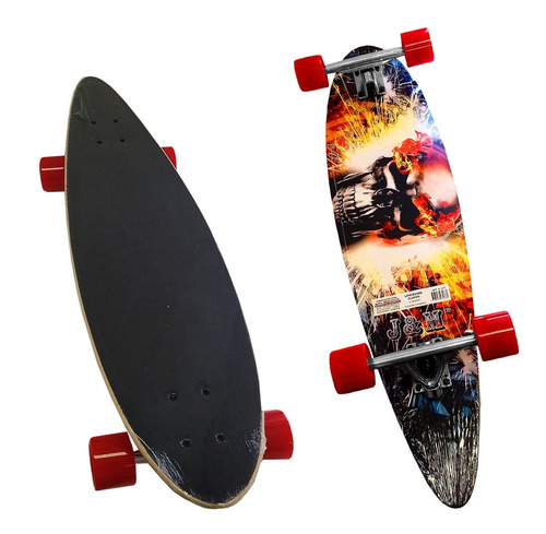 Patineta Skate Longboard Completo Deluxe