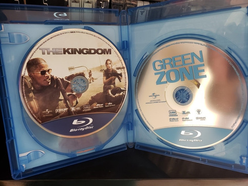 Bluray Triple Feature Jarhead The Kingdom Gren Zone Usadas (Usado)