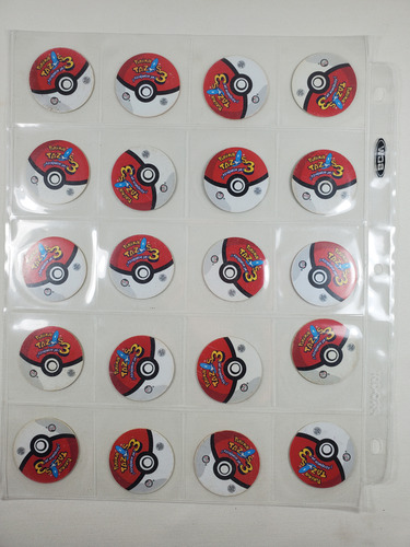 Colección De Tazos Pokémon 3 Sin Sticker 88/88 Piezas (Usado)