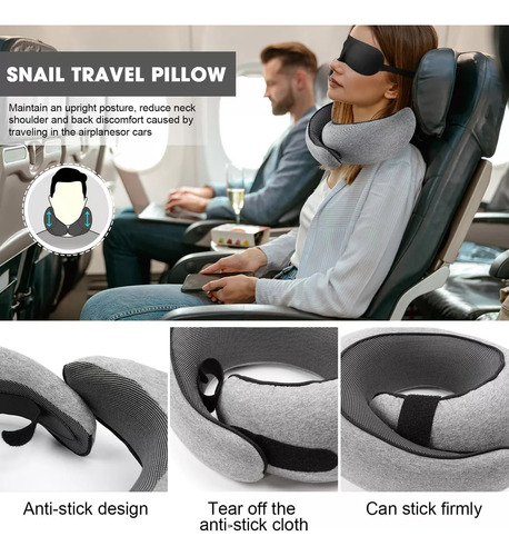 Almohada De Viaje De Espuma Viscoelástica Para El Cuello