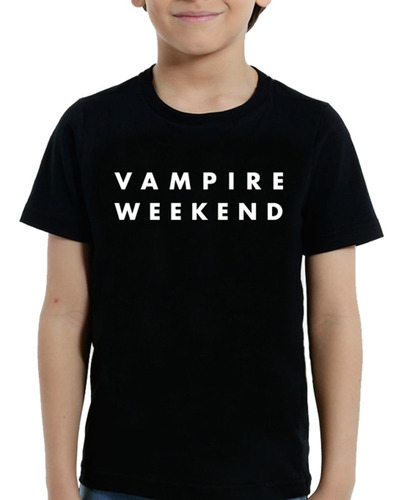 Camiseta Infantil Vampire Weekend 100% Algodão