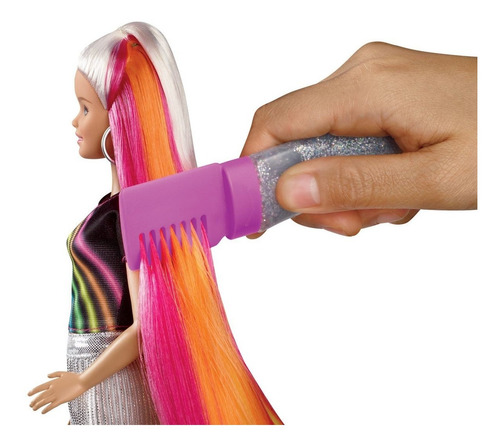 Imagen 4 de 6 de Barbie Peinados De Arcoiris