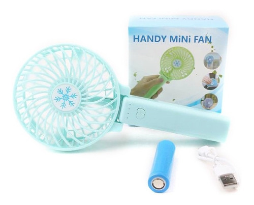  Mini Ventilador Usb De Mano Portátil O De Mesa Recargable  