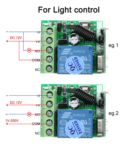 Relé De Interruptor Remoto, Control Electrónico Y Bloqueo, T