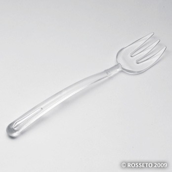 Tenedor Shot Acrílico Para Pasapalos Y Postres Paq De 50 Uni