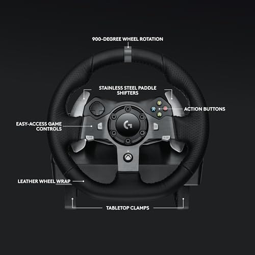 Logitech G920 Pack: Volante De Carreras Con Pedales Y Shifte