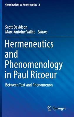 Libro Hermeneutics And Phenomenology In Paul Ricoeur - Pr...