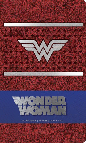 Libro: Dc Comics: Wonder Woman Ruled Notebook