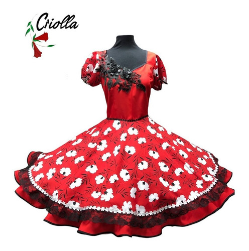 Imagen 1 de 1 de Vestidos De China Huasa Talla M Varios Diseños