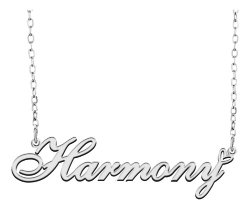 Ronkahshow Harmony Nombre De Colgante Personalizado Collar