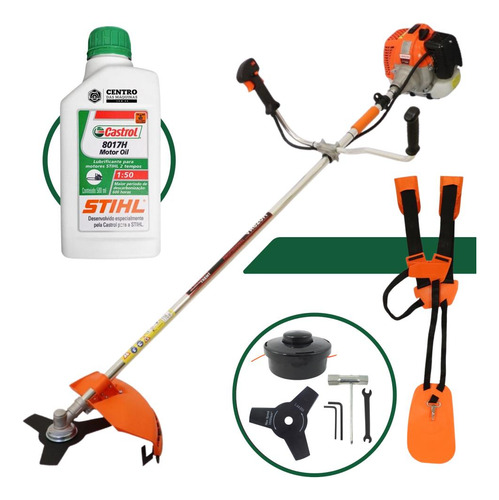 Roçadeira Com Óleo Stihl À Gasolina Alta Rotação 3hp 62cc