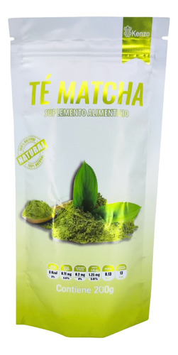Té Matcha Organico Bolsa 200 Gramos Kenzo /soluble