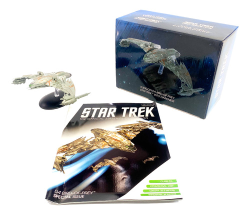 Nave Star Trek Big Chip Klingon D4 Bird Of Prey Edição 4