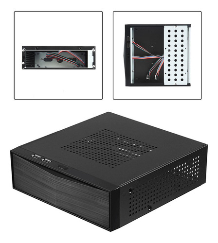 Mini Itx Case Horizontal Host Chasis Gaming Power Supply M05