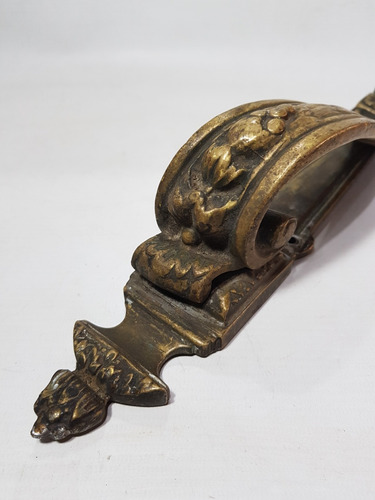 Imagen 6 de 9 de Antiguo Manijon Bronce Con Respaldo Estilo Francés Mag 59093