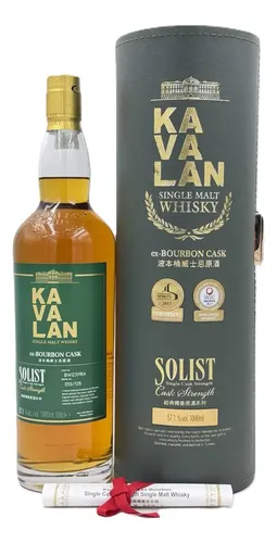 Whisky Kavalan Solist Ex Bourbon 1000ml 57,1% - Taiwan | MercadoLivre