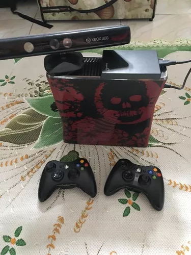 Xbox 360 RGH com Kinect Na Caixa Muito Novo Completo - Escorrega o Preço