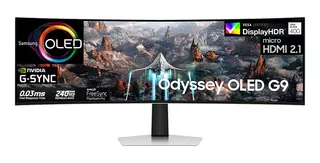 Monitor Uw Samsung Curvo 49 Qled 240hz Gsync Fsync Dual Qhd