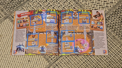 Mini Albun Figuritas Clash Royale Completo A Pegar