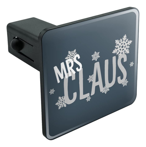Grafico Ma Mrs Claus Tow Trailer Hitch Cover Plug Insert
