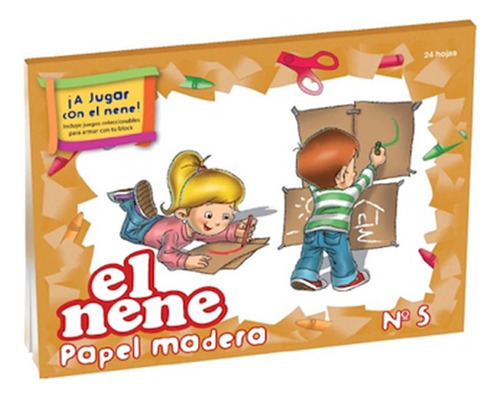 Block De Dibujo Kraft El Nene N°5 X 20 Hojas