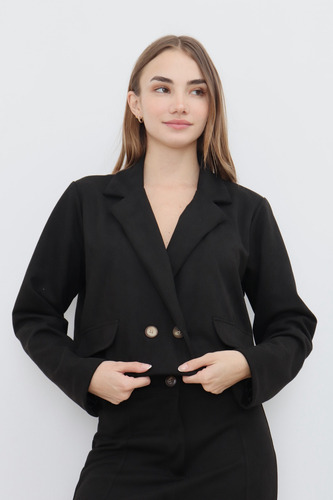 Campera Saco Corto Twill Gamuzado Lucio Nano