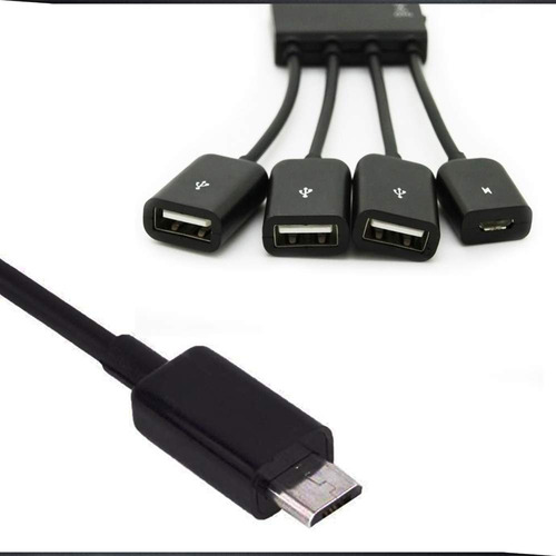 Micro Usb Host Otg Conector Jimat 4 1 Adaptador Cable Hub S4