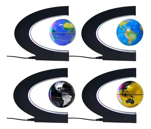Globo Terráqueo De Levitación Magnética Mapa Del Mundo