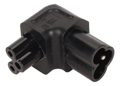 Adaptador De Corriente C6 A C5 De 90 Grados, 4 Piezas, Enchu