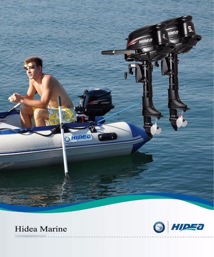 Imagem 9 de 15 de Motor De Popa 5hp Hidea Leia Anúncio