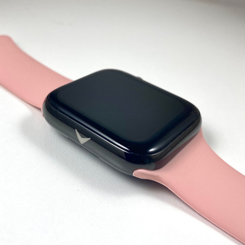 Smartwatch De Mujer Hand 57 Voo Technology Negro Lisa Rosa