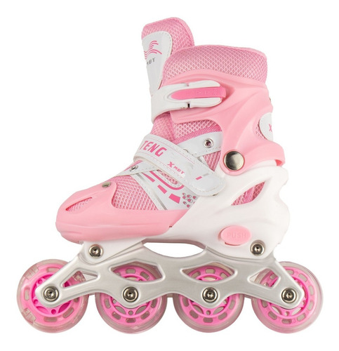 Imagen 2 de 8 de Patines Ajustable Lineal Roller Niño Y Niña Talla 31 A 34