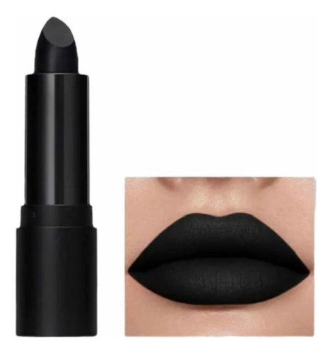 Labial Negro Para Halloween