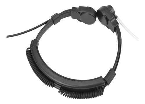 2 Auriculares Con Micrófono De Garganta Táctica Con Conector