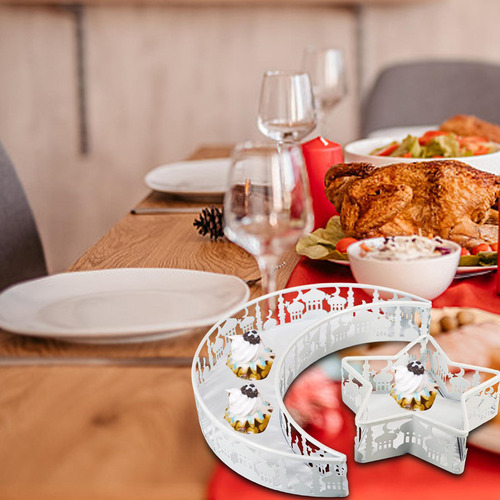 Vajilla De Decoración De Mesa De Bandeja De Postre De