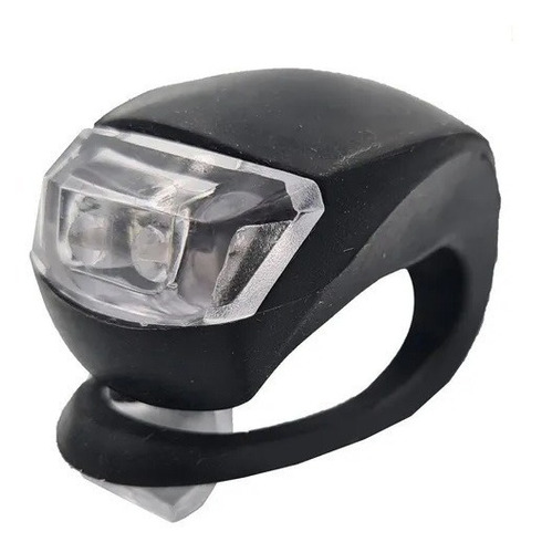 Juego de luces LED Sinalizador Duplo de silicona para bicicleta, 2 unidades