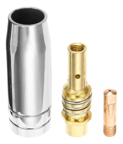 Bico De Contato 0,8mm Tocha Solda Compatível Mig Mag 11 Kit